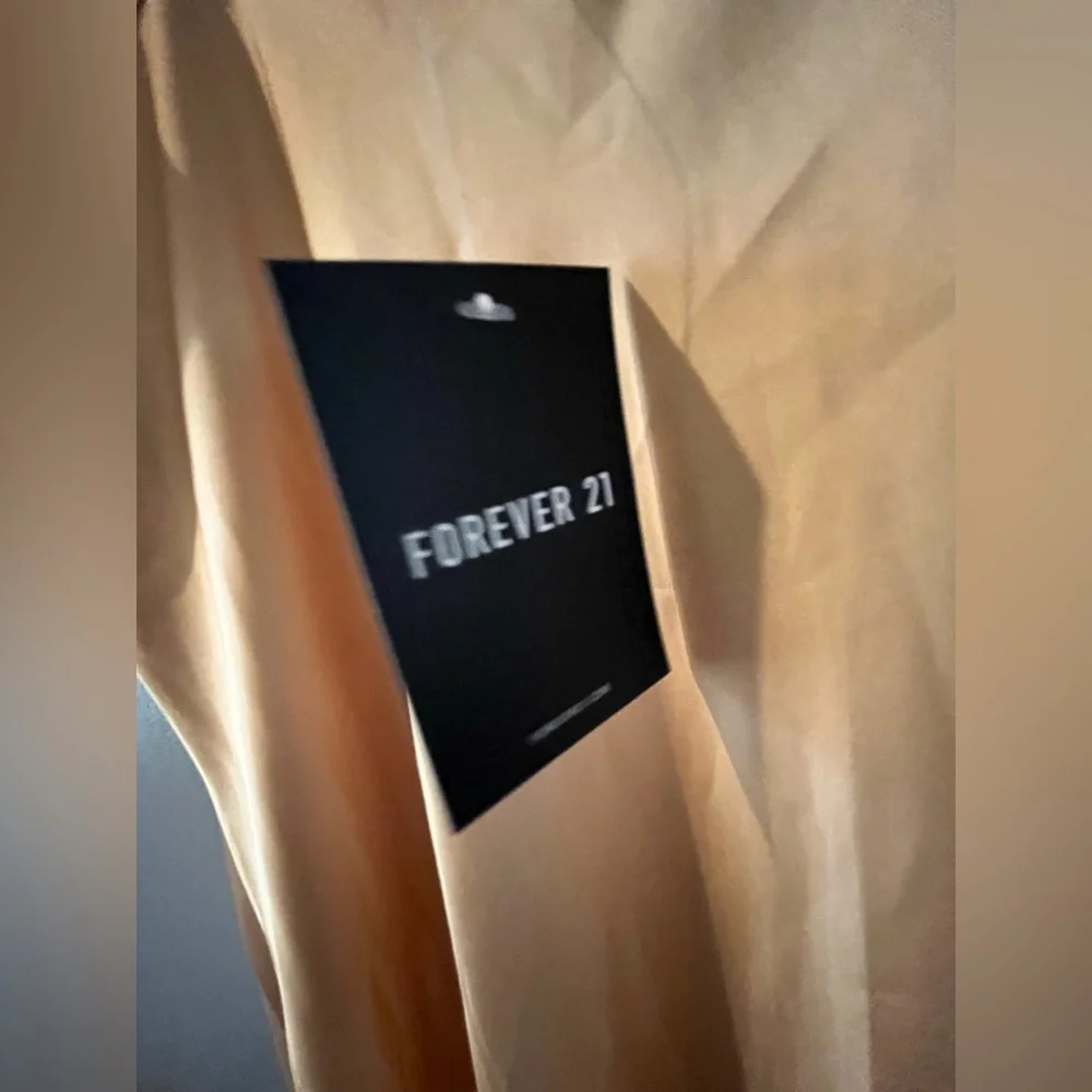 Forever 21 Gold Slip Dress - small - NWT - Picture 5 of 8